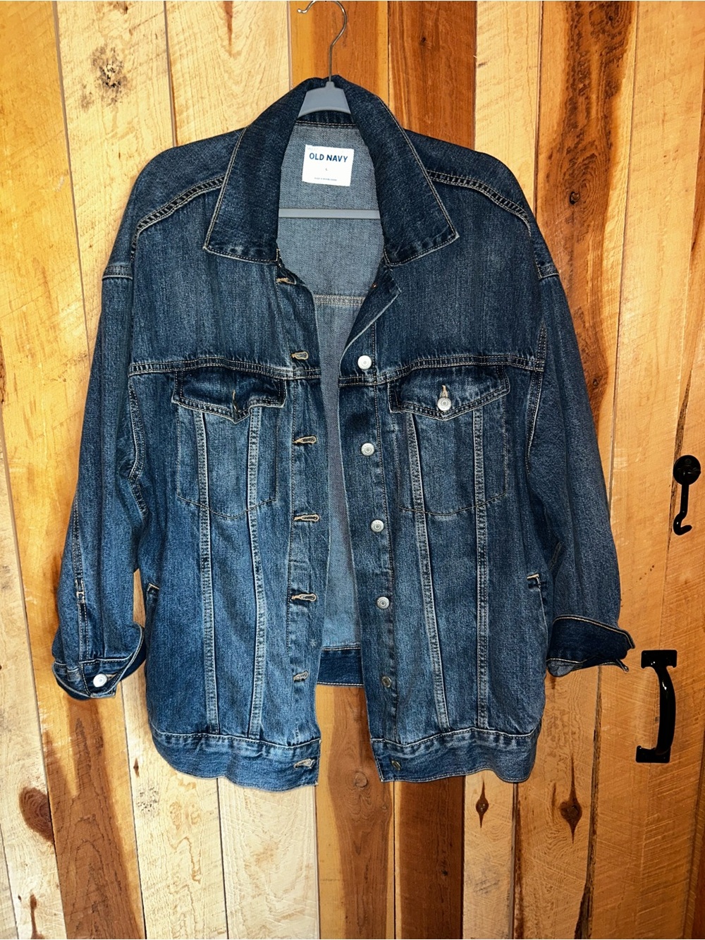 Old Navy Men's-Style Dark Blue Denim Jacket